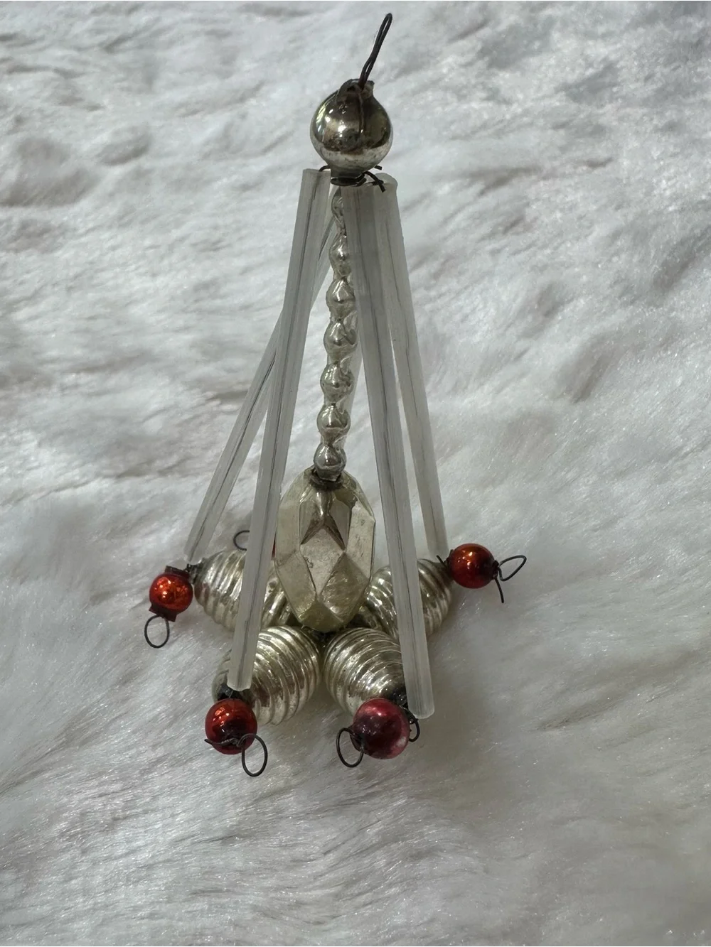 Gablonz Christmas Ornament Vintage Czech Bohemian